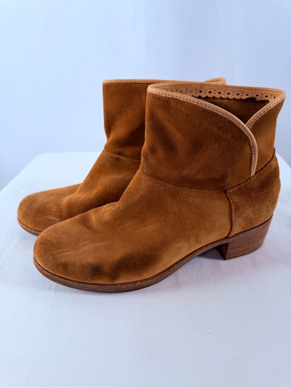Ugg Darling Suede Pull‎ On Ankle Boot in Brown Size 9 - Picture 6 of 10